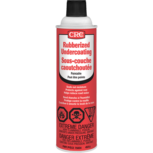 Rev&ecirc;tement caoutchout&eacute; &agrave; vaporiser, 16 oz/454 g/473 ml, Canette a&eacute;rosol, Noir CSL Industriel Inc.