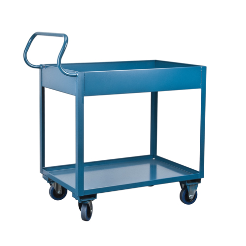 Chariots de service &agrave; bordure profonde, 2 Tiers, 24" la x 47" h x 36" p, Capacit&eacute; 1200 lb CSL Industriel Inc.