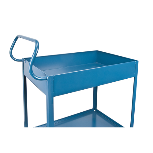 Chariots de service &agrave; bordure profonde, 2 Tiers, 24" la x 47" h x 36" p, Capacit&eacute; 1200 lb CSL Industriel Inc.