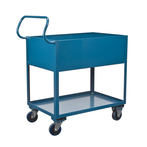 Deep Lipped Service Cart, 2 Tiers, 24" W x 47" H x 36" D, 1200 lbs. Capacity CSL Industriel Inc.