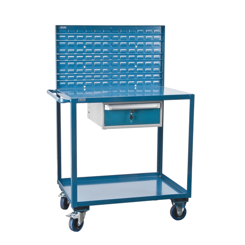 Mobile Service Cart, 2 Tiers, 24" W x 57" H x 40" D, 1200 lbs. Capacity CSL Industriel Inc.