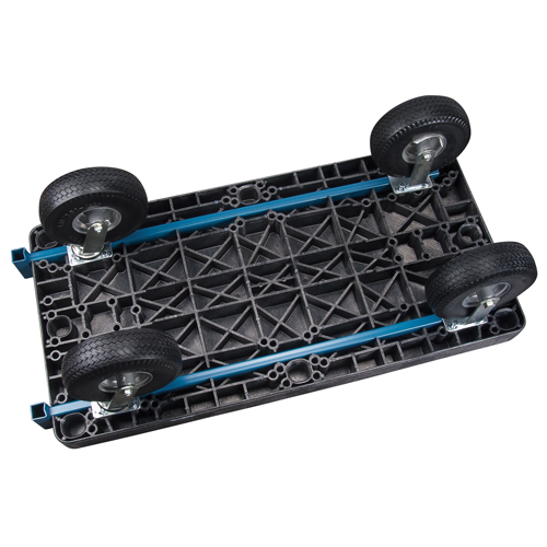 Chariots &agrave; plateforme en plastique, 48" lo x 24" la, 900 lb cap, Roues Anticrevaison CSL Industriel Inc.