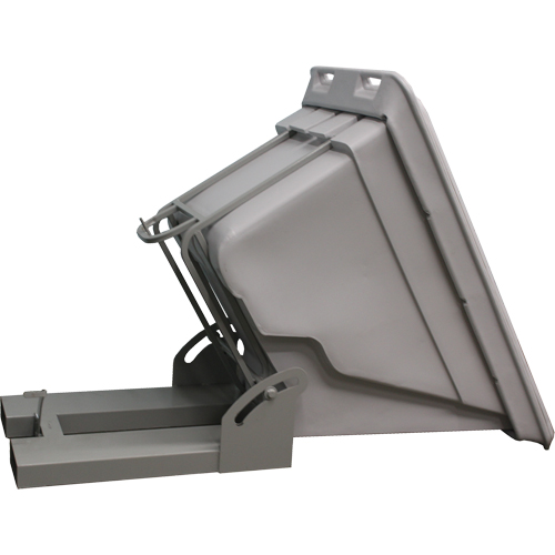 Self Dumping Hopper, Polyethylene, 5/8 cu.yd., Grey CSL Industriel Inc.