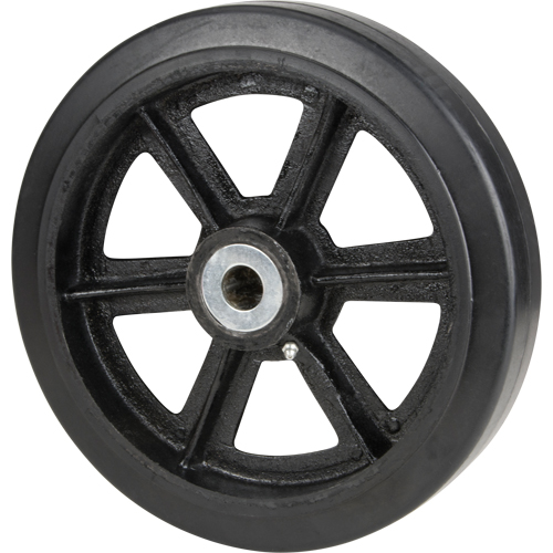Roulettes en caoutchouc moul&eacute;, 8" (203,2 mm) dia. x 2" (50,8 mm) la, Capacit&eacute; de 600 lb (272,155 kg) CSL Industriel Inc.