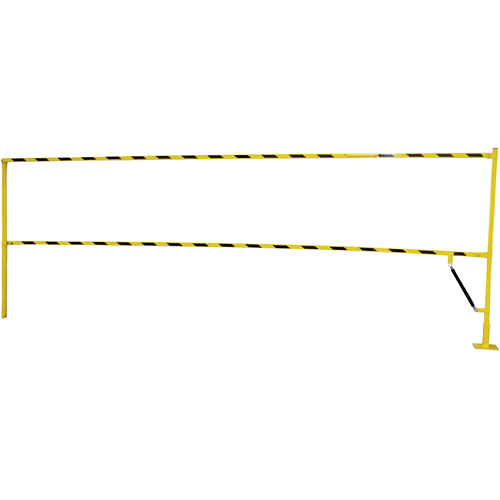 Barri&egrave;re &agrave; bascule de s&eacute;curit&eacute;, Simple, 6' lo x 42-5/8" h d&eacute;ploy&eacute; CSL Industriel Inc.