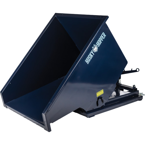 Conteneur autobasculeur, Acier, 4 vg³, Bleu CSL Industriel Inc.