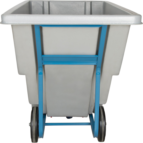 Chariot basculeur en acier, Poly&eacute;thyl&egrave;ne, 0,625 vg³, Capacit&eacute; de charge de 850 lb CSL Industriel Inc.