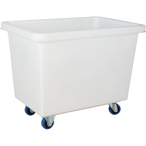 Chariot-caisse en &agrave; parois effil&eacute;es, Poly&eacute;thyl&egrave;ne blanc, 39" lo x 27" la x 31" h, Volume 12 pi³, Capacit&eacute; 600 lb CSL Industriel Inc.