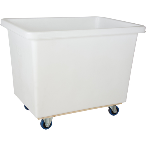 Tapered Wall Box Truck, White Polyethylene, 43" L x 30" W x 34" H, 16 cu. ft. Volume, 600 lbs. Capacity CSL Industriel Inc.