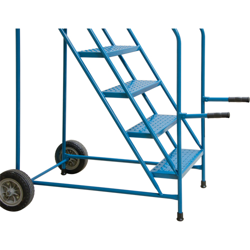 Trailer Access Rolling Ladder with Rails, 4 Steps, 22" Step Width, 37" Platform Height, Steel CSL Industriel Inc.
