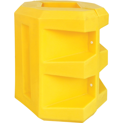Protecteur de colonne courte, Ouverture int&eacute;rieure 10" x 10", 24" lo x 24" la x 24" h, Jaune CSL Industriel Inc.