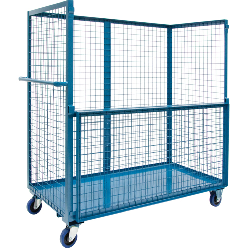 Wire Mesh Stock Truck, Steel, 30" x 55" x 60", 1200 lbs. Capacity CSL Industriel Inc.
