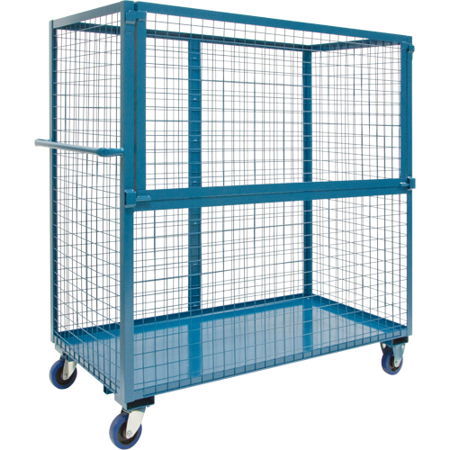 Wire Mesh Stock Truck, Steel, 30" x 55" x 60", 1200 lbs. Capacity CSL Industriel Inc.