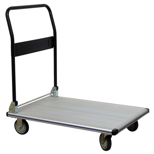 Chariot &agrave; plateforme avec poign&eacute;e pliante, Aluminium, 350 lb, 29" lo x 18-1/2" la, Hauteur 34-1/2" CSL Industriel Inc.