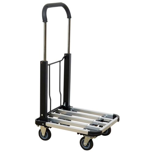 Folding Handle Platform Truck, Aluminum, 300 lbs., 28" L x 16" W, 37.75" High CSL Industriel Inc.