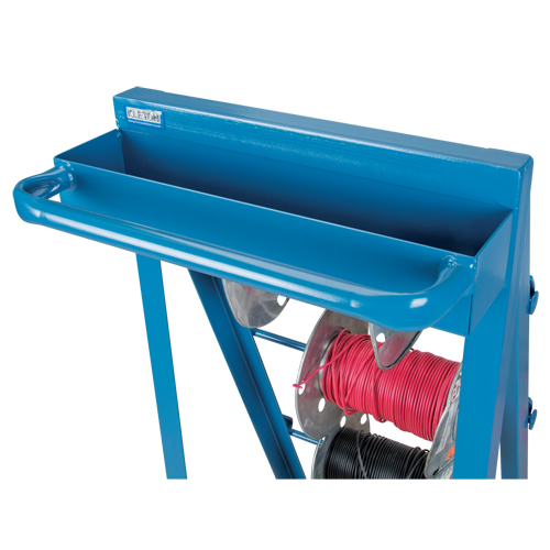 Chariot portatif pour mat&eacute;riaux bobin&eacute;s, Acier, 4 Montants, 24-1/2" la x 49" h x 23" p, Capacit&eacute; de 400 lb CSL Industriel Inc.