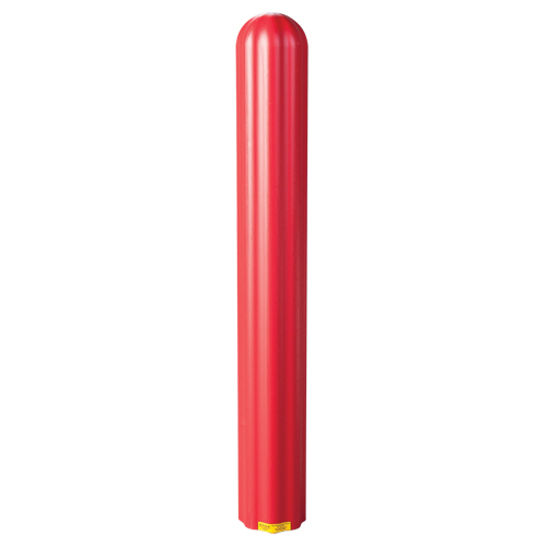 Ribbed Bollard Cover, 8" Dia. x 56" L, Red CSL Industriel Inc.