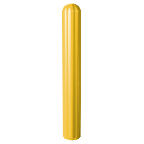 Ribbed Bollard Cover, 6" Dia. x 56" L, Yellow CSL Industriel Inc.
