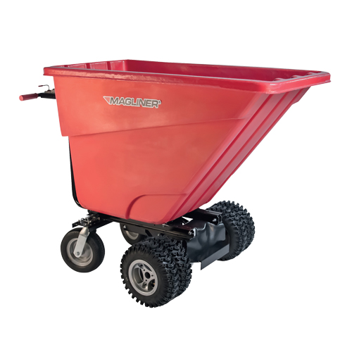 Chariot &agrave; bascule motoris&eacute;, Capacit&eacute; 13.5 cu.ft., 45" h x 33-1/2" la x 68" p CSL Industriel Inc.