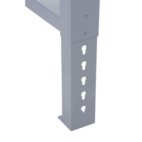 Pattes d'&eacute;tabli pour service industriel, Acier, 24" p x 34" h, Simple CSL Industriel Inc.