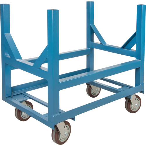 Chariot &agrave; berceaux pour tuyaux et barres, 36" lo x 24" la x 34" h, Capacit&eacute; de 2500 lb, Roue Polyur&eacute;thane CSL Industriel Inc.