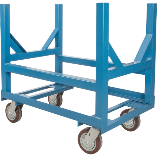 Chariot &agrave; berceaux pour tuyaux et barres, 36" lo x 24" la x 34" h, Capacit&eacute; de 2500 lb, Roue Polyur&eacute;thane CSL Industriel Inc.