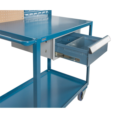 Chariot de service mobile, 2 Tiers, 24" la x 57" h x 40" p, Capacit&eacute; 1200 lb CSL Industriel Inc.