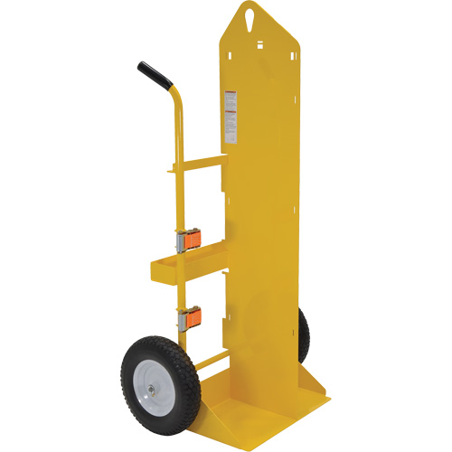 Welding Cylinder Torch Cart, Foam-Filled Wheels, 23-13/16" W x 22-13/16" L Base, 500 lbs. CSL Industriel Inc.