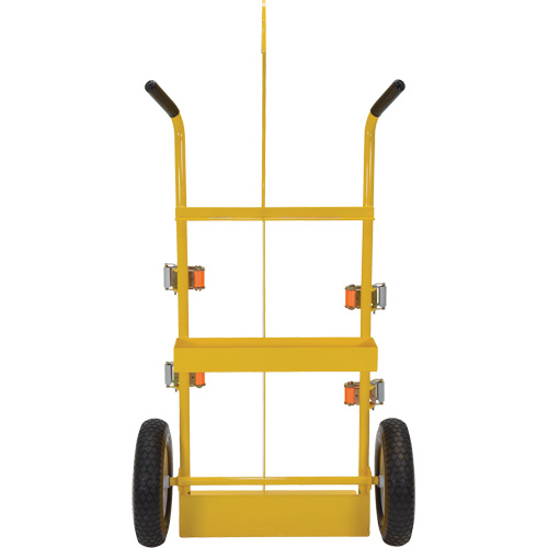 Welding Cylinder Torch Cart, Foam-Filled Wheels, 23-13/16" W x 22-13/16" L Base, 500 lbs. CSL Industriel Inc.