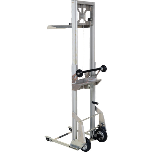 Appareil de levage portatif en aluminium, M&eacute;canisme Pompe au pied, Capacit&eacute; de 200 lb, Levage max de 61" CSL Industriel Inc.
