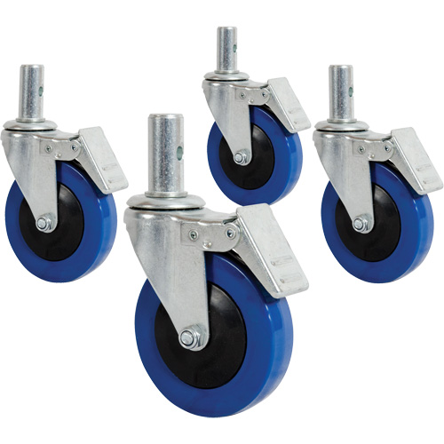 Mini roulette de 4" avec goupille verrouillable CSL Industriel Inc.