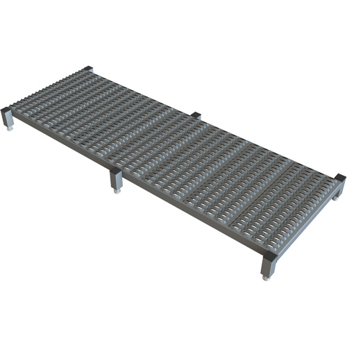 Adjustable Height One-Step Work Platform, 24" W x 71" D, 800 lbs. Capacity, All-Welded CSL Industriel Inc.