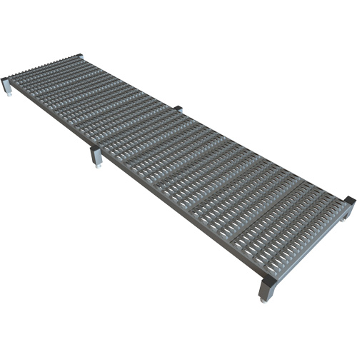 Adjustable Height One-Step Work Platform, 24" W x 97" D, 800 lbs. Capacity, All-Welded CSL Industriel Inc.