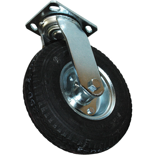 Roulette pneumatique pivotante pour chariot &agrave; plateforme CSL Industriel Inc.