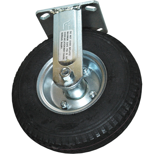 Roulette pneumatique rigide pour chariot &agrave; plateforme CSL Industriel Inc.