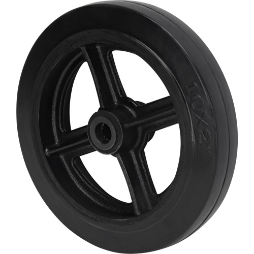 Roue en caoutchouc moul&eacute;, 10" (254 mm) dia. x 2" (50,8 mm) la, Capacit&eacute; de 948 lb (430 kg) CSL Industriel Inc.