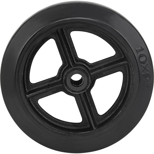 Roue en caoutchouc moul&eacute;, 10" (254 mm) dia. x 2" (50,8 mm) la, Capacit&eacute; de 948 lb (430 kg) CSL Industriel Inc.