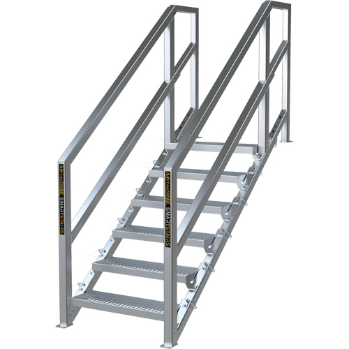 Syst&egrave;me d'escalier modulaire pour la construction de 6-10 marches SmartStairs, 75" ha CSL Industriel Inc.