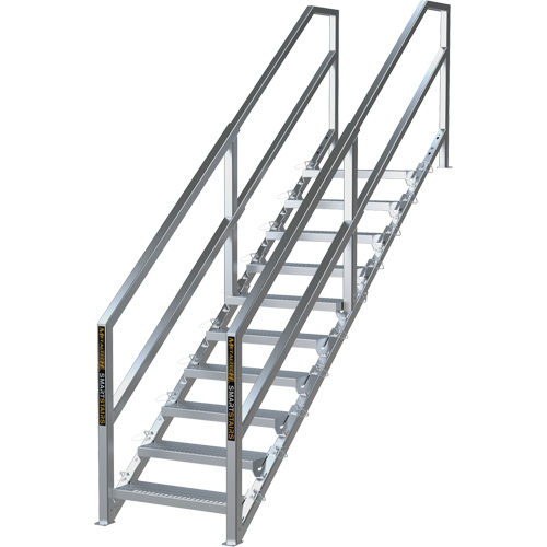 Syst&egrave;me d'escalier modulaire pour la construction de 6-10 marches SmartStairs, 75" ha CSL Industriel Inc.