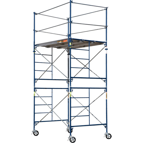 Tour d'&eacute;chafaudage compl&egrave;te avec roulettes, 69-1/2" p x 178" h CSL Industriel Inc.