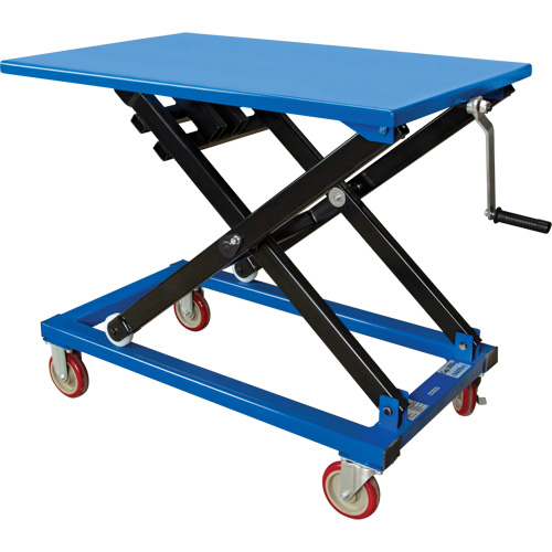 Manual Scissor Lift Table, 37-3/8" L x 23-5/8" W, Steel, 660 lbs. Capacity CSL Industriel Inc.