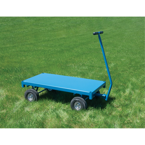 Chariot de ramassage &agrave; plateforme pour l'ext&eacute;rieur, 36" la x 72" la x Capacit&eacute; 1000 lb CSL Industriel Inc.