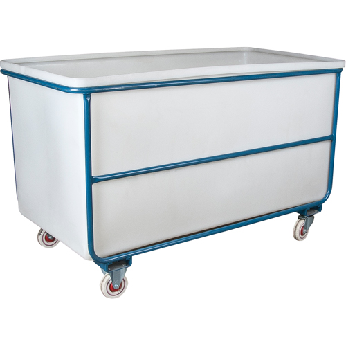 Chariot-caisse &agrave; parois droites, Poly&eacute;thyl&egrave;ne blanc, 51" lo x 33" la x 39" h, Volume 25 pi³, Capacit&eacute; 1000 lb CSL Industriel Inc.