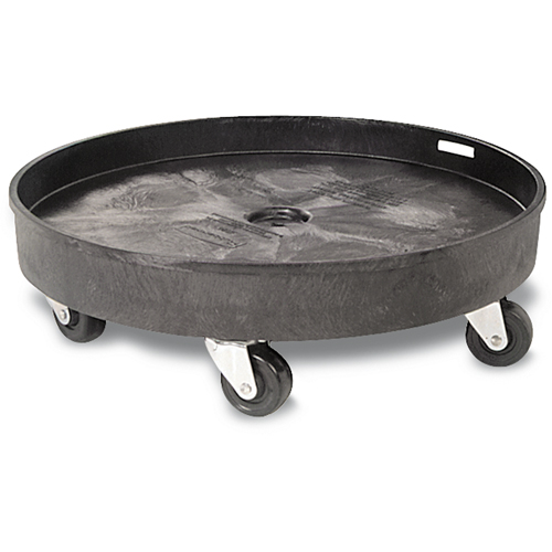 Waste Container Dolly, Polyethylene, Black CSL Industriel Inc.