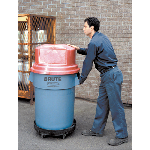 Waste Container Dolly, Polyethylene, Black CSL Industriel Inc.