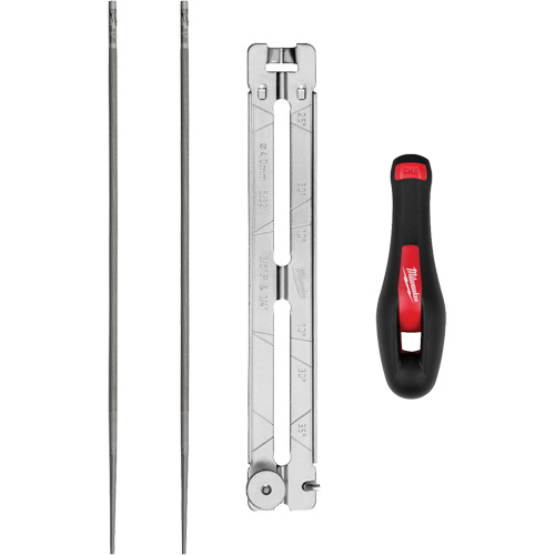 Ensemble pour affûtage de chaîne de scie de 5/32” de 4 morceaux CSL Industriel Inc.