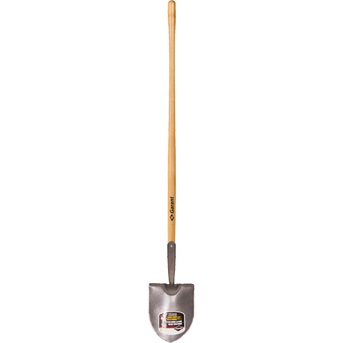 Round Point Shovel, Forged Steel Blade, Hardwood, Straight Handle CSL Industriel Inc.
