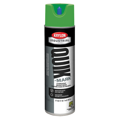 Peinture de marquage industrielle invers&eacute;e &agrave; base de solvant Quik-Mark, 17 oz, Canette a&eacute;rosol CSL Industriel Inc.