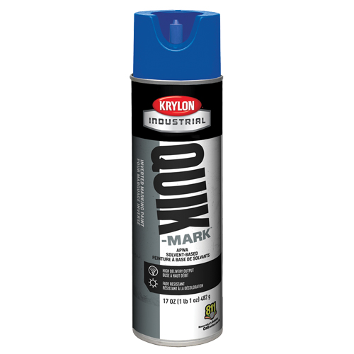 Peinture de marquage industrielle invers&eacute;e &agrave; base de solvant Quik-Mark, 17 oz, Canette a&eacute;rosol CSL Industriel Inc.