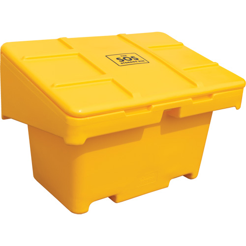 Salt Sand Container SOS, With Hasp, 42" x 29" x 30", 11 cu. Ft., Yellow CSL Industriel Inc.
